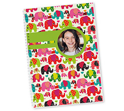 Quaderno A4 Elefantini colorati