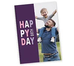 Quaderno A4 Happy Birthday Viola