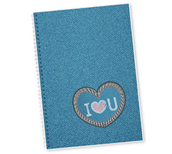 Quaderno A4 Love Jeans