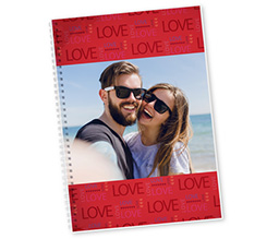 Quaderno A4 Texture love