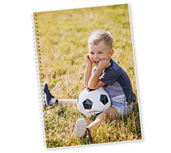 quaderno in formato a4 personalizzato con foto