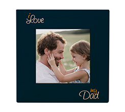 Quadretto Legno con stampa fotografica e grafica love dad