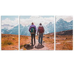 Quadro moderno trittico di tele personalizzato