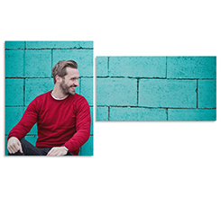 Tela suddivisa in maniera asimmetrica per arredare i tuoi ambienti moderni