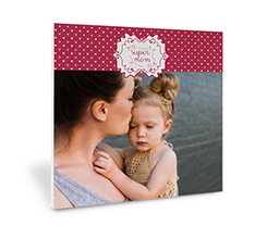 Stampa su forex grafica Super Mom personalizzabile