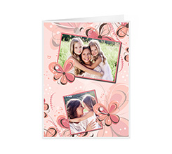 biglietto di auguri - collage con grafica festa della mamma