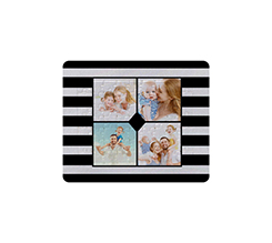 Stampa foto puzzle cornice rettangolare Black bands