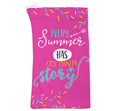 Porta occhiali con grafica rosa