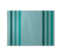 Tagliere di vetro Righe verdi