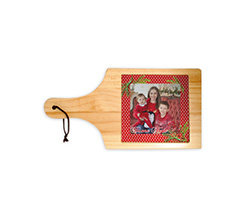 Tagliere in legno Bacche natalizie