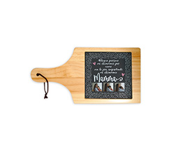 Tagliere in legno Citazione mamma