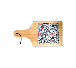 Tagliere in legno Love in caos