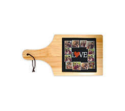 Tagliere in legno Lovely collage