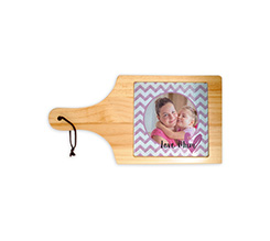 Tagliere in legno Mum zig zag