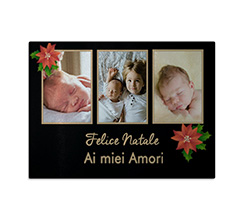 Tagliere in vetro Black Christmas