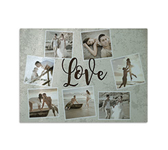 Tagliere in vetro Crazy collage