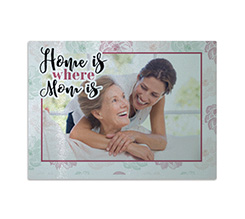 Tagliere in vetro Home is mom