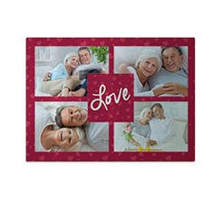 Tagliere in vetro Love for collage