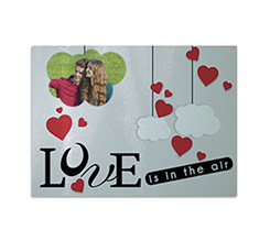 Tagliere in vetro Lovely cloud