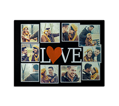 Tagliere in vetro Lovely collage