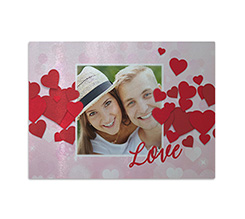 Tagliere in vetro Storm of hearts