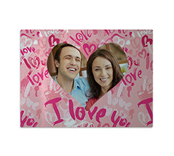 Tagliere in vetro Words of love