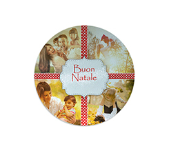 Tagliere rotondo in vetro 4 stars