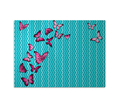 Tagliere vetro personalizzato Butterfly