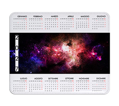 Tappetino Mouse in Pelle Calendario 1 riquadro