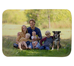 tappetino per animali personalizzato con foto di famiglia