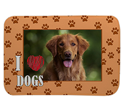 Tappetino per animali I love dogs