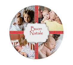 Tapeptino mouse con stelline e nastri