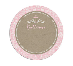 Tappetino mouse tondo Baptism her