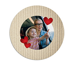 Tappetino mouse tondo Cartonato