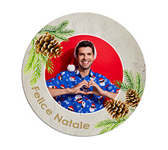 Tappetino mouse tondo Pine cone