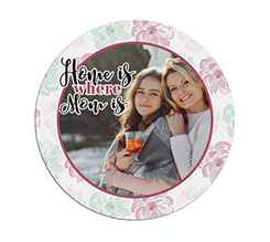 Tappetino mouse tondo Texture bloom