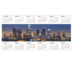 Tappetino mouse xxl con foto e grafica calendario un riquadro