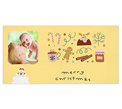 Tappetino mouse xxl con foto e grafica Merry Christmas