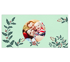 Tappetino mouse xxl con foto e grafica Natale vischio