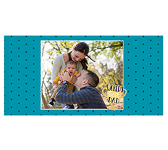 Tappetino mouse xxl con foto e grafica world best dad