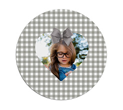 Tappetino per mouse tondo Shabby chic