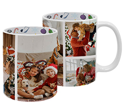 Tazza christmas personalizzata con foto