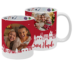 Tazza christmas personalizzata con foto