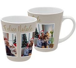 Tazza colazione personalizzata come regalo di natale