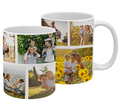 tazza panoramica personalizzata collage