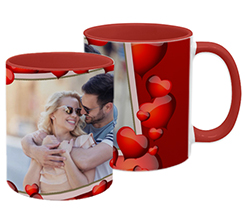 Tazza Panoramica Cornice di cuori