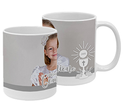 Tazza Panoramica con foto e grafica per Prima Comunione