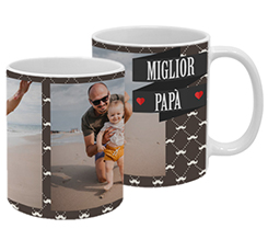 Tazza panoramica miglior papà del mondo