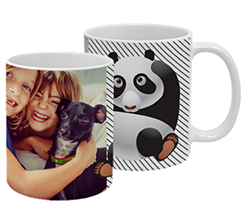 Tazza con panda personalizzata
