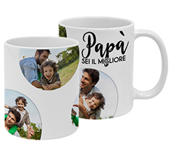 Tazza Panoramica Papà sei il migliore